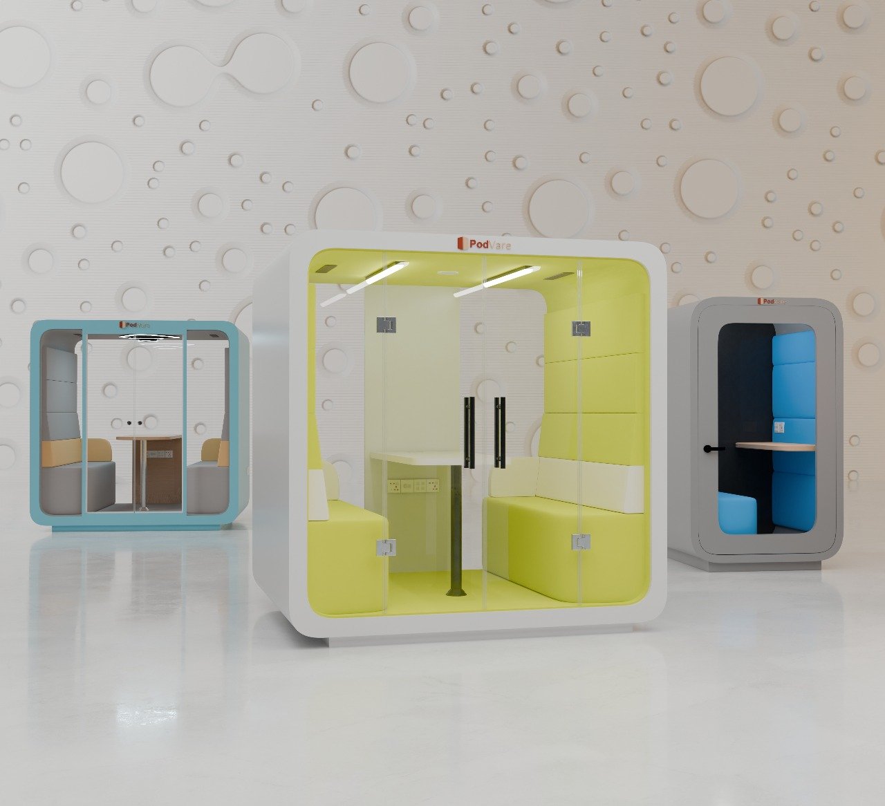 Soundproof Booths In Pakistan | Meeting Pods | Office Booth